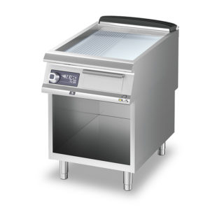 Griddle chromium/grooved Metos Diamante Touch DT93/10FTEC1/3