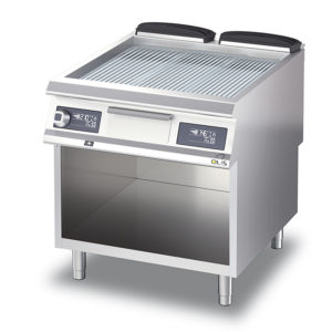 Griddle chromium/grooved Metos Diamante Touch DT94/10FTECR w