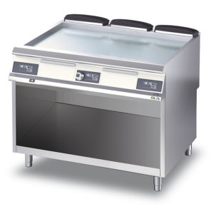 Griddle chromium Metos Diamante Touch DT96/10FTEC with open