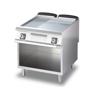 Griddle chromium/grooved Metos Diamante D94/10FTEC1/3R with