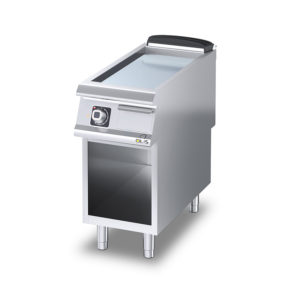 Griddle chromium Metos Diamante D92/10FTEC with open cupboar