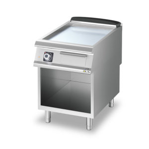 Griddle chromium Metos Diamante D93/10FTEC with open cupboar