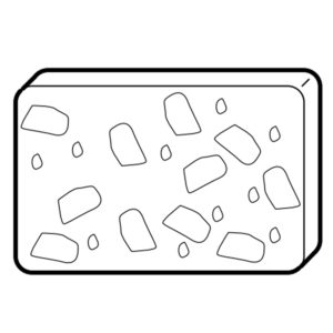 Lava grill stone Metos Diamante CPL4 4 kg box