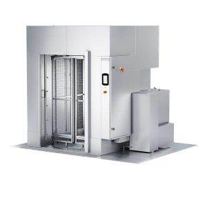 Trolley washer Metos WD-18CW with 2 doors and pit mounting