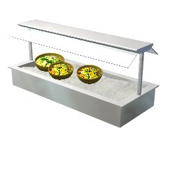 Crushed Ice Basin Metos Drop-In CIB 1600 Proff US-2L