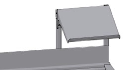 Sorting shelf Metos PRM L:500mm L-R