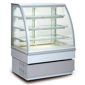 Bakery glass display Metos Georgia Grey C 1000