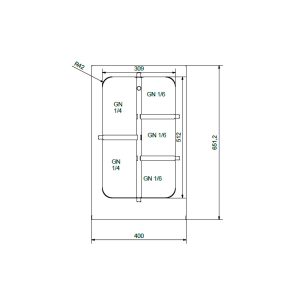 Divider assy GN1/1 Metos BM 400