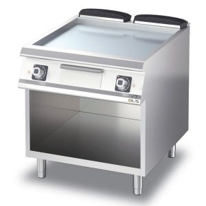 Griddle smooth  Metos Diamante D74/10FTE with open cupboard