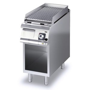 Lava rock grill  Metos Diamante D72/10PLGP with open cupboar